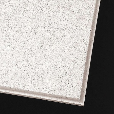 Cirrus Ceiling Tile, 24 in W x 24 in L, Angled Tegular, 15/16 in Grid Size, 10 PK