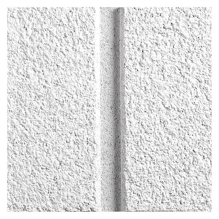 Cirrus Ceiling Tile, 24 in W x 24 in L, Beveled Tegular, 9/16 in Grid Size, 12 PK