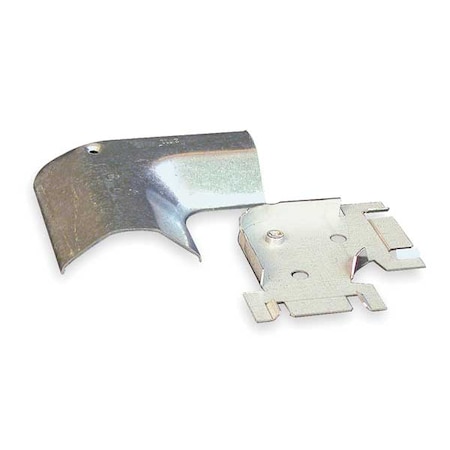 90 Deg Flat Elbow Raceway, 2600 Series, 1 Channel, 4 in W, 3/4 in H, 4 in L, Gray