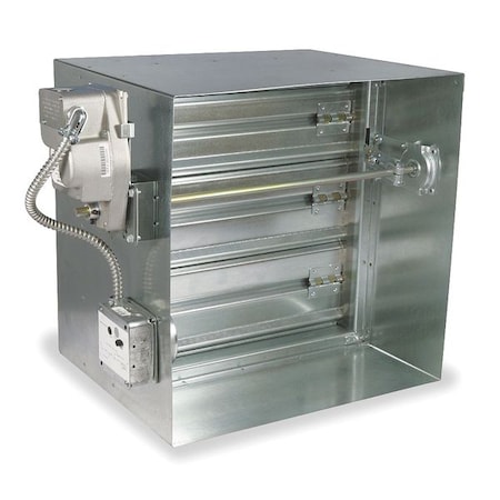 Square Fire/Smoke Damper,11-3/4 In. H