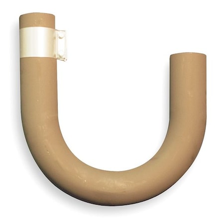 U-Bend Fitting w/Clamp,4 In