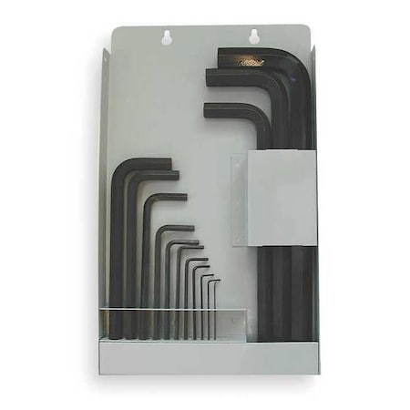 14 Piece Metric L-Shape Hex Key Set, 10614