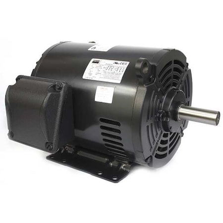 Three-Phase General Purpose Motor, 3 HP, 213/5 Frame, 230/460V AC Voltage, 1740 Nameplate RPM