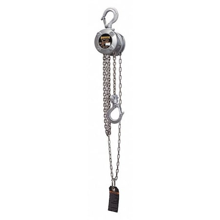 Mini Chain Hoist,500 lb.,Lift 10 ft.