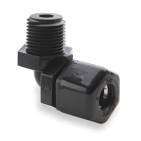 1/2" Compression x 5/8" MNPT Male 90 Degree Elbow
