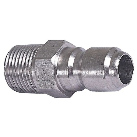 Quick Connect Plug,Male,3/8 M x 3/8 In