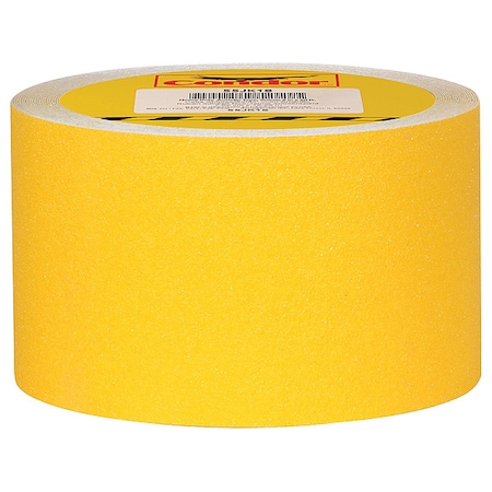 Anti-Slip Tape 46 Grit Size, 4 in W x 60 ft L, 0.03 in Thick