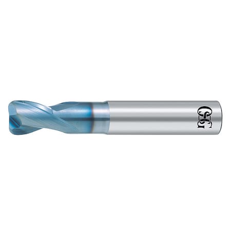 Corner Radius End Mill, 1 in, Carbide