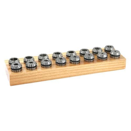 Collet Set,ER25,1/32 in.,16 pcs.
