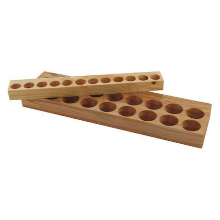 Wooden Collet Holding Tray,ER20,Holds 12