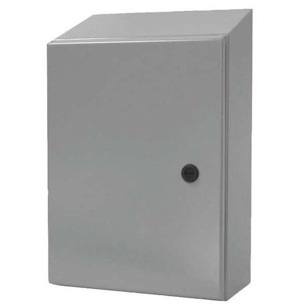 1/4 Turn Latch Electrical Enclosures, 16 in H, 8 in D, 16 in W, 12, 13, 3R, 4, Steel