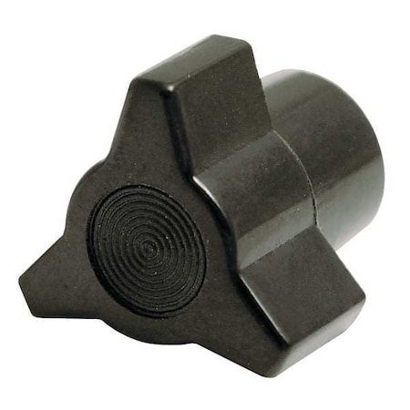 Three Prong Clamp Knob, 8-32 Thread Size, 1/3"L, GP Phenolic