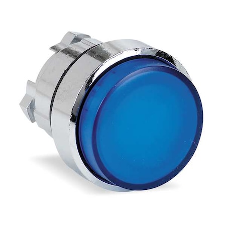 Illuminated Push Button Operator, 22 mm, Blue