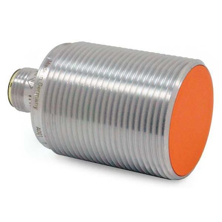 Cylindrical, Inductive Proximity Sensor, 30 mm Dia., Brass, M12, 3 Wires, Shielded