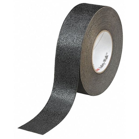 Anti-Slip Tape Aluminum Foil 60 Grit Size, Black, 2" W x 60 ft. L, 36 mil Thick