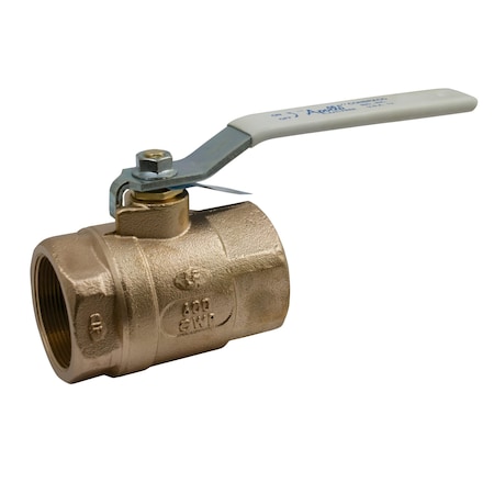 1" FNPT Bronze Ball Valve Inline