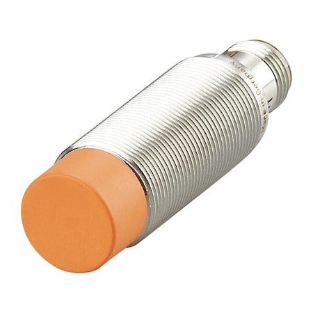 Cylindrical, Inductive Proximity Sensor, 18 mm Dia., Brass, M12, 3 Wires, Unshielded