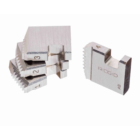 Pipe Thread Die,1/2 In,Alloy,4 Pc