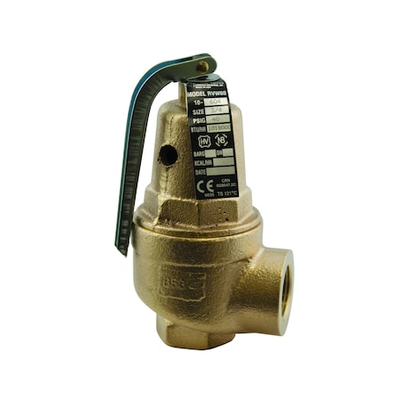 Safety Relief Valve,3/4In,150 psi,Bronze