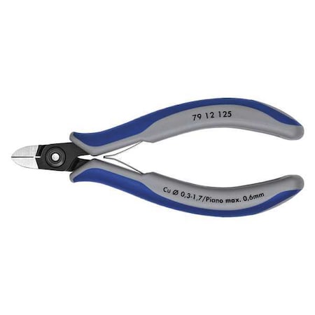 5 in 79 Diagonal Cutting Plier Standard Cut Oval Nose Uninsulated
