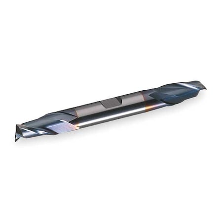2-Flute Cobalt 8% Square Double End CenterCut Finisher CTD HDC-2-TC TiCN 5/8x5/8x1-1/8x5
