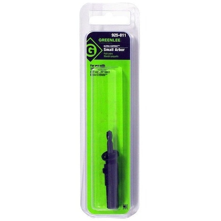 Small Hole Cutter Arbor,3/16 x 1 1/2 In