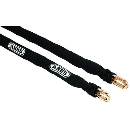 Security Chain, L 2 Ft,W 1/2 In,Ylw Zinc