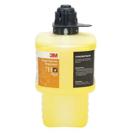 Food Service Degreaser, 2L Bottle, Liquid, Yellow