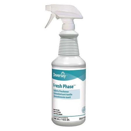 Fabric Freshener, 32 oz Spray Bottle, Liquid, Fresh, Clear, 12 PK