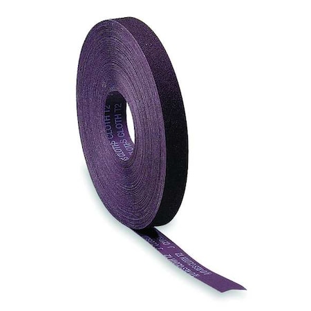 Abrasive Roll,1"W x 150 ft. L,180G,Brown