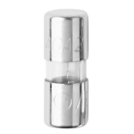 Glass Fuse, 2A, 200A at 125V AC, 5 PK