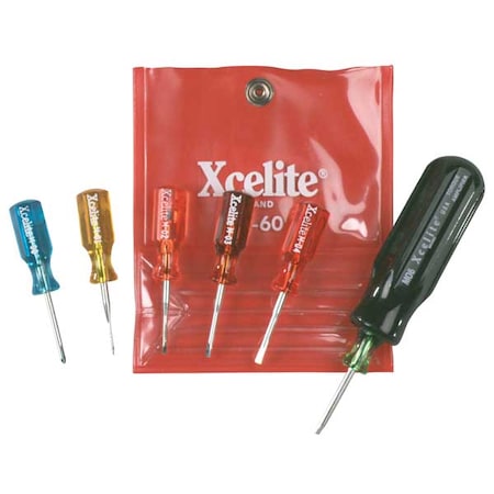 Jewelers Screwdriver Kit,Sl/Ph,7 pcs
