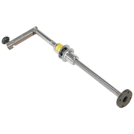 Leveling Jack 21 In Travel,Zinc Plated