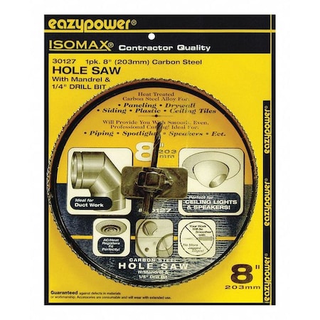 Alloy Hole Saw,8"