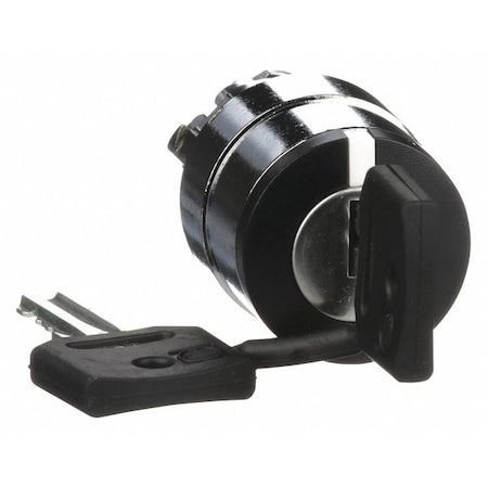 Non-Illum Selector Swtch,22mm,2 Pos,Keyd