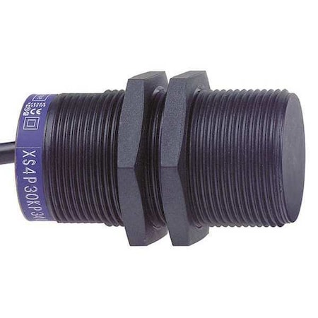 Cylindrical, Inductive Proximity Sensor, 13 mm Dia., PPS, 2 m, Bare Wire, 2 Wires, Shielded