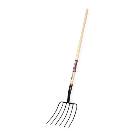 Wood Manure Fork, 67.75 in L