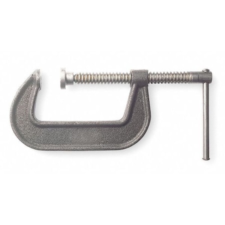 C-Clamp,3",Iron,Regular Duty,1800 lb.