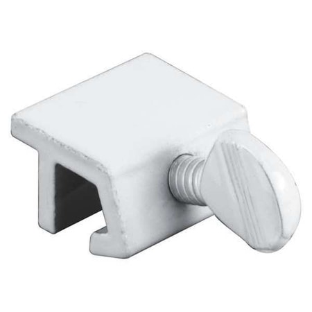 Aluminum, White Finish, Sliding Window Security Lock, PK4
