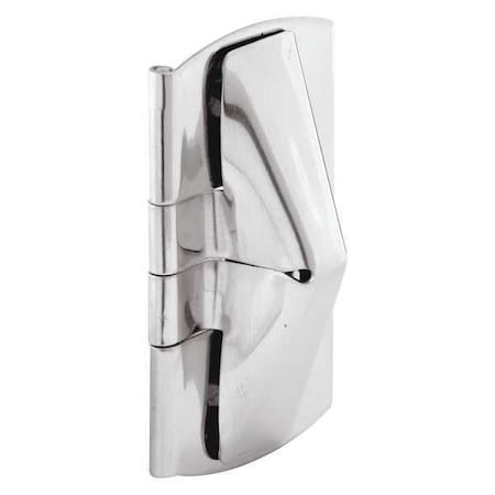 1 in. x 2 in. Stamped Stainless Steel, Natural Finish Window Flip Lock (2 Pack)