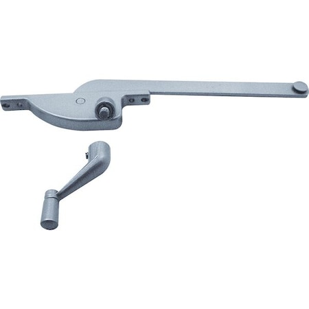 8 in., Aluminum Diecast, Casement Operator, Left Hand, Teardrop Type (Single Pack)