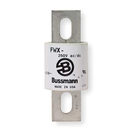 Semiconductor Fuse, 250A, Fast-Acting, 250V AC, Bolt-On
