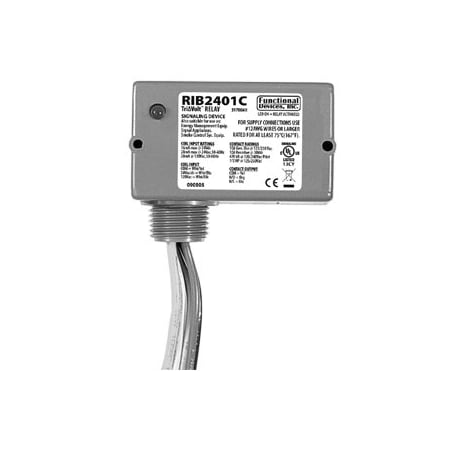 Enc 10A Spdt 24Vac/Dc/120,Vac