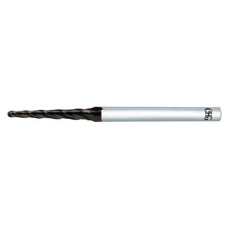 Tapered End Mill,2.29mm Large End dia.