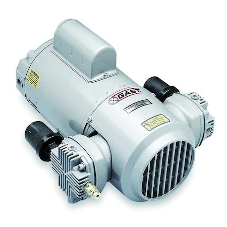 Piston Air Compressor/Vacuum Pump,1/2HP