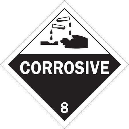 DOT Container Placard, 10-3/4" H, 10-3/4" W, 63420