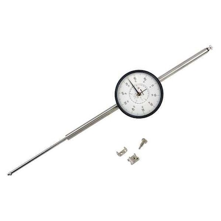 Dial Indicator,0 to 4" Range,78mm Dial