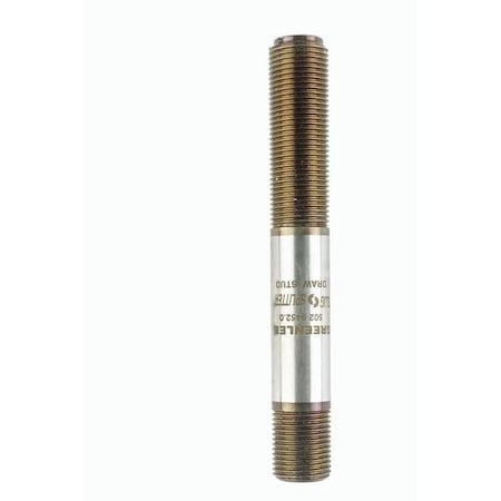 Stud, 5 1/2 in, Aluminum, Brass, Copper, Fiberglass, Mild Steel, Plastics, Stainless Steel, Round
