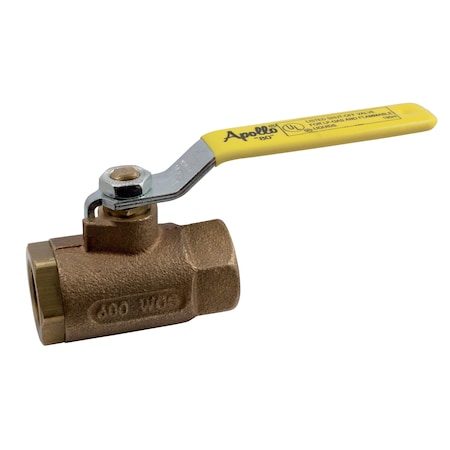 2" FNPT Bronze Gas Ball Valve Inline