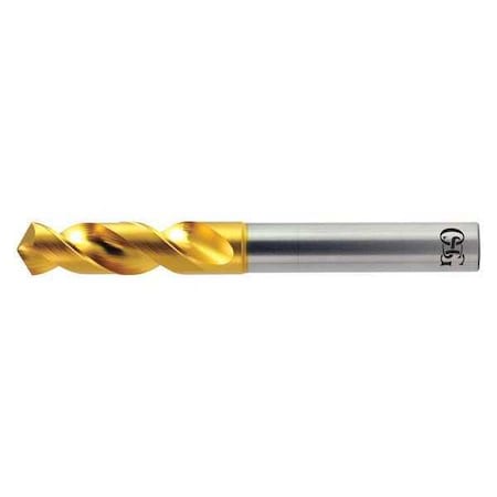 Screw Machine Drill Bit, 1.20 mm Size, 140  Degrees Point Angle, High Speed Steel, TiAlN Finish